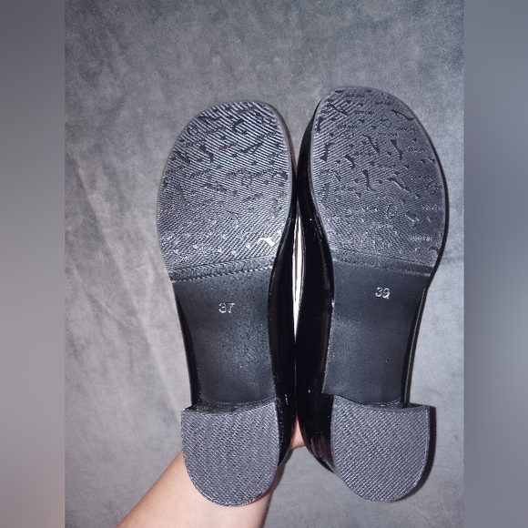 Jingpin Black and White Lolita T Steal Low Block Heel Size 37 US Size 6 NWOT - Picture 5 of 6